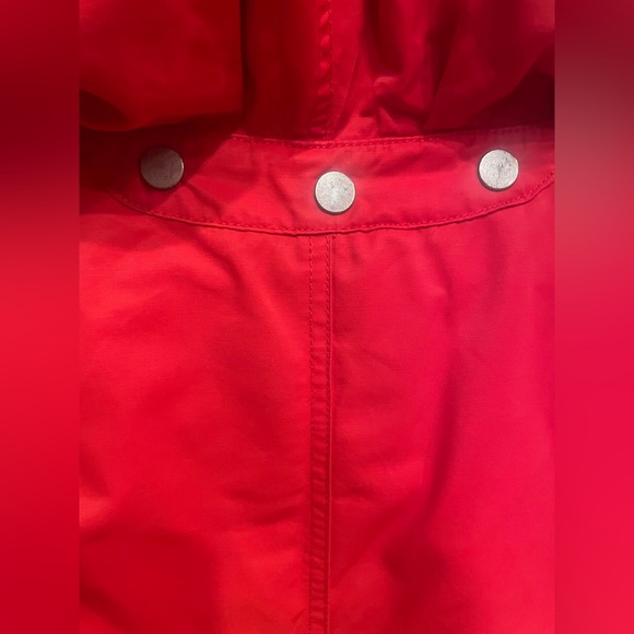 Eileen Fisher Vibrant Red Utility Jacket - Picture 3 of 10